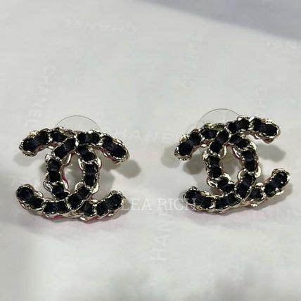 【レザーがお洒落♪】CHANEL CCマークピアス (CHANEL/ピア .